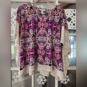 Dana Buchman sheer tunic